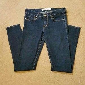 Abercrombie supper skinny low rise jean